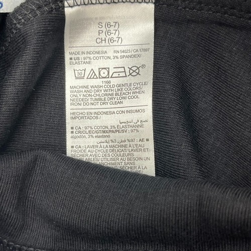 Old Navy Black Long Biker Shorts Girls Size Small (6-7) - Picture 3 of 7