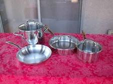 New Jarhill 7PC 18/10 stainless steel induction ready  cookware set