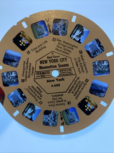 View-Master New York City Manhattan Szenen - A653 - 3 Rollen Set + Booklet - Bild 7 von 10
