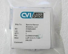 CVI LASER LUP-12.5-11.7-UV 248-355 FUSED SILICA PLANO-CONVEX LENSE OPTICS