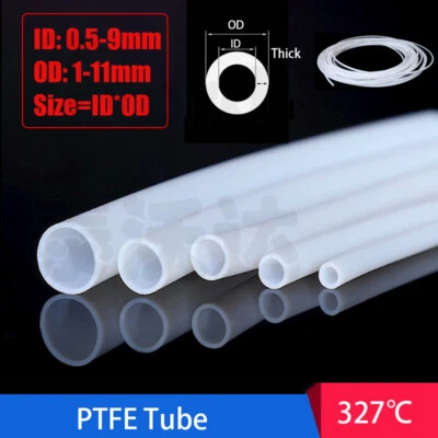 MARKENLOS Tubo in PTFE tubo in teflon ID 0,5 mm-9 mm tubo filamento stampante 3D tubo olio