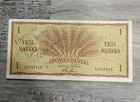 1 YKSI Markka - Suomen Pankki -Banknote — photo 1