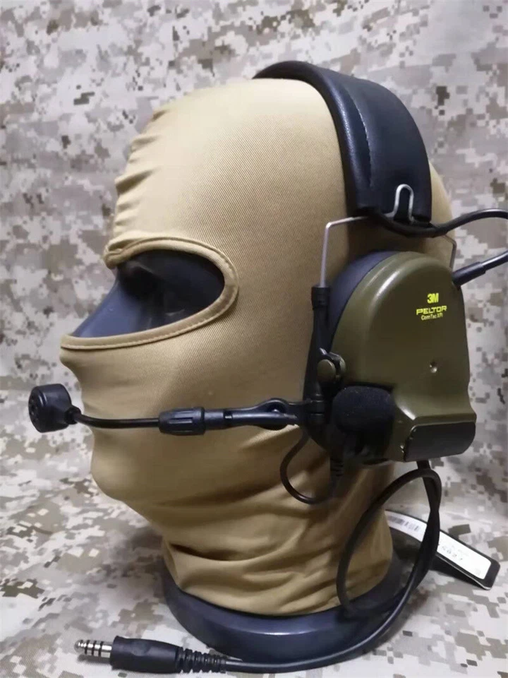 US! Tactical Comtac-III C3 XPI VI Headset C5 C6 Version For PRC 148 152 Radio - Image 3 of 4