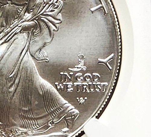 2025 p silver eagle with eagle privy ngc ms70 first day of issue 1st in hand - Picture 3 of 4