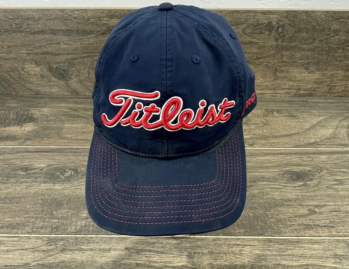 Titleist PRO V1 Mens Blue Embroidered Adjustable Golf Hat  display picture 1