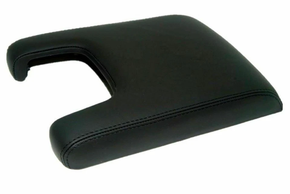 Se adapta a 09-14 Acura TL cuero sintético consola central reposabrazos cubierta negra Foto 2 de 4