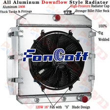 3 Row Radiator Fan Shroud for Chevy GMC 3100 3200 3400 3500 3600 3800 1955-1959