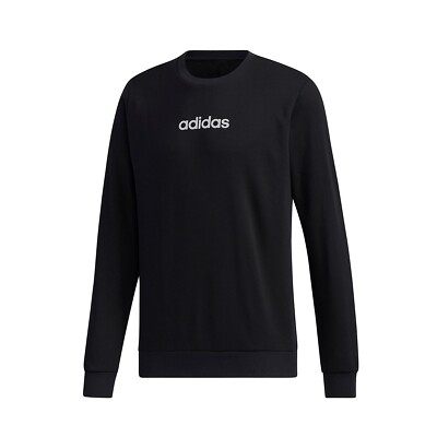 adidas Sweatshirt Pullover Pulli für Herren Männer schwarz 70% Baumwolle