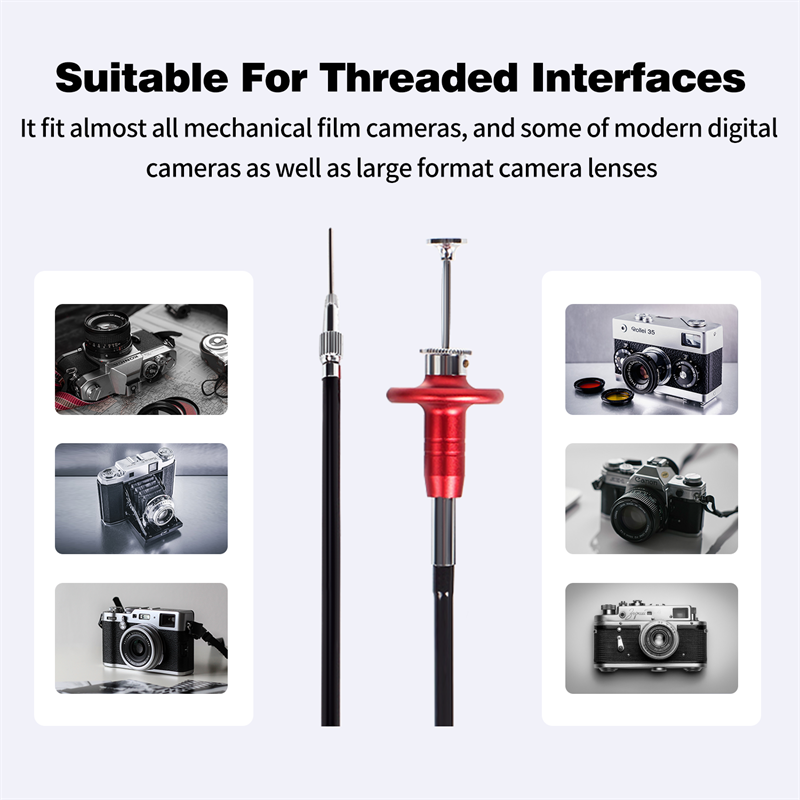 DSLR Camera Mechanical Shutter Release Cable for Leica M1 M2 M3 M4 M5 M6 M7 M8 M9 M-E M-8P M9-P M-A M CANON AE-1 sony RX1 rx2 - 44