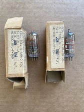  2 5656 Tubes, Double Beam Tetrodes, Both Gm Test Good On TV 2 But Not Matched
