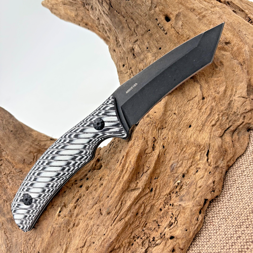 Winchester 8" Silvertip Black & Gray Micarta Tanto Fixed Blade Knife G1515 NIB - Picture 2 of 5