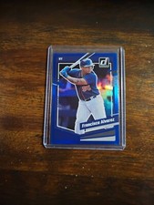 2023 Donruss Baseball Base Holo Blue #149 Francisco Alvarez New York Mets SP