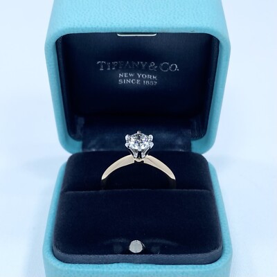Tiffany 1ct Diamond Solitaire Engagement Ring in 18K Rose