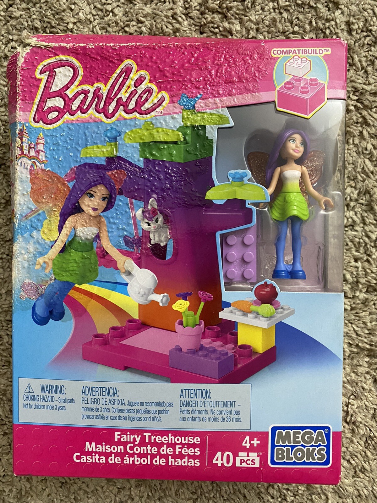 mega bloks barbie fairy treehouse