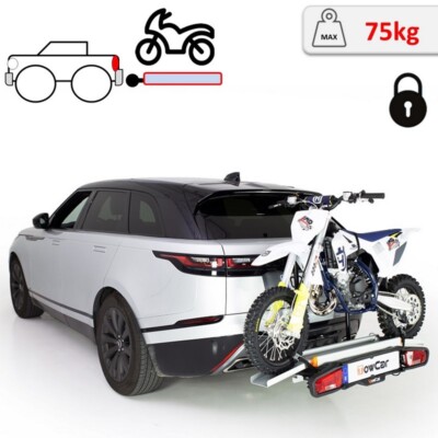 AHK Motorradträger Rollerträger für Anhängerkupplung - TowCar Racing von ARAGON
