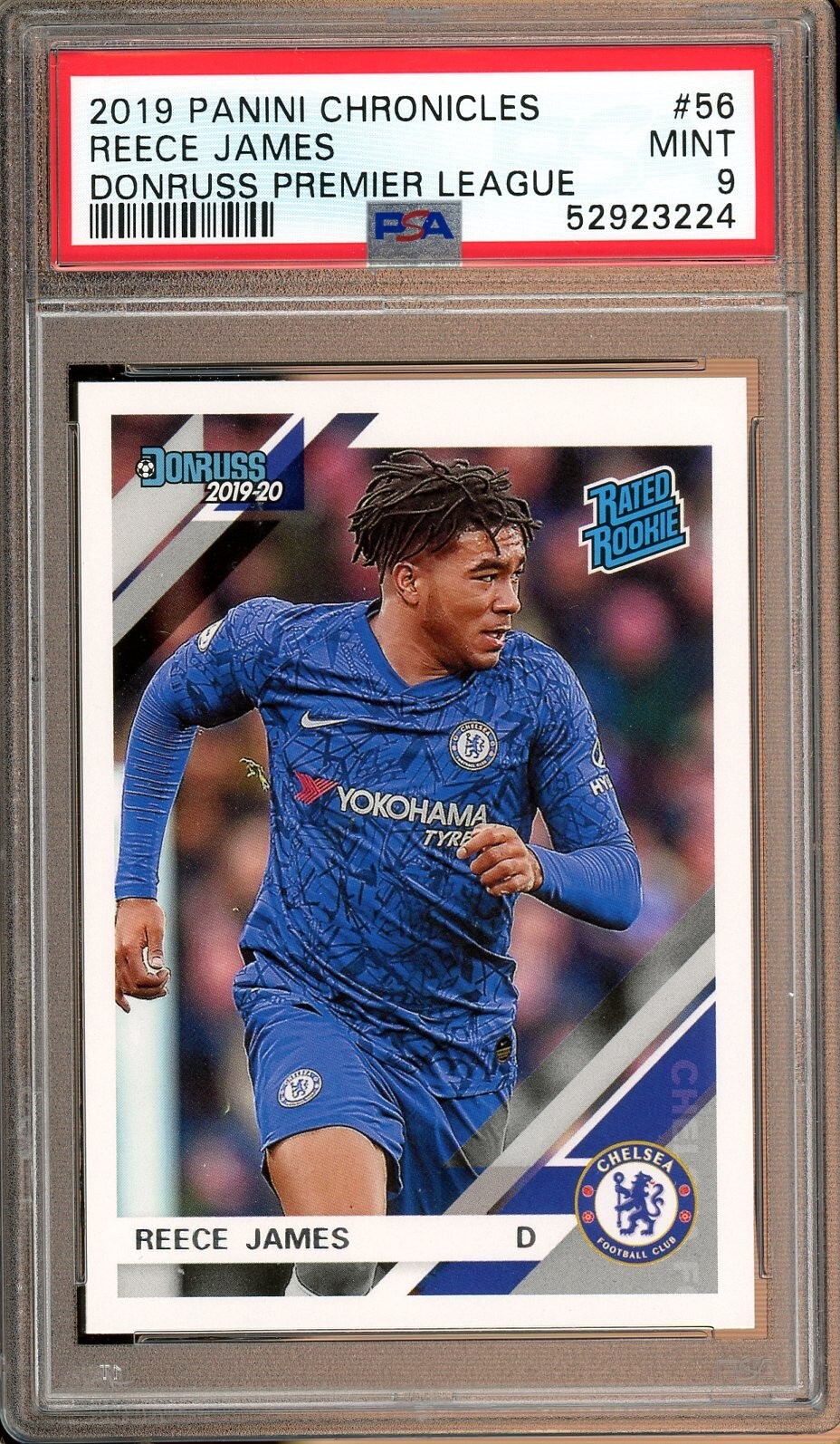 2019-20 Panini Chronicles - Donruss Premier League #56 Reece James (RC) - PSA 9