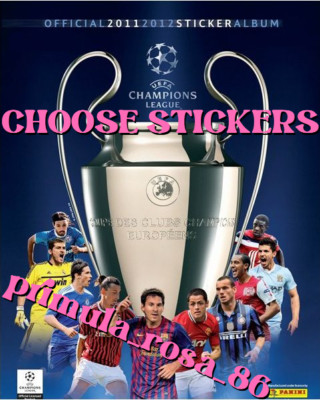 PANINI CHOOSE MISSING FIGURES CHAMPIONS LEAGUE 2011 2012 MANCOLISTA 243 - 480