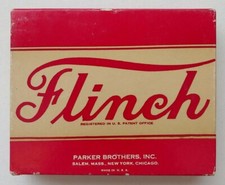 FLINCH Game Copyright 1938 by Parker Brothers Inc. Salem MA Vintage