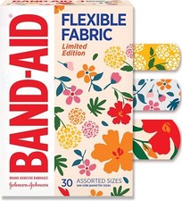 Band-Aid Brand Flexible Fabric Adhesive Bandages, Comfortable Flexible Protectio