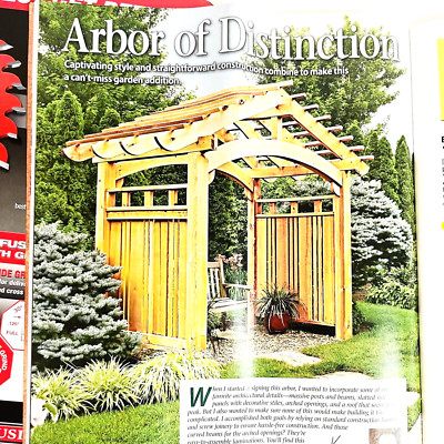 Wood DIY Projects for Home and Shop Mix Lot of 14 Magazines