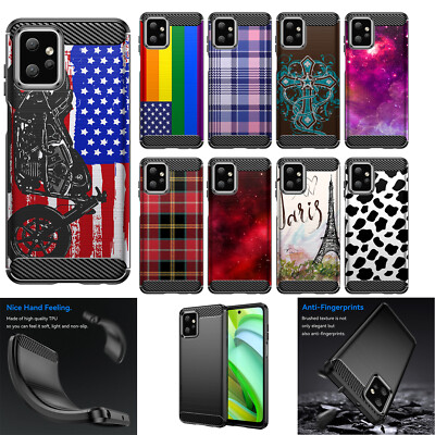 For [Moto G Stylus 5G 2023][Flex TPU Fiber SET12] Slim Shock Combat Case