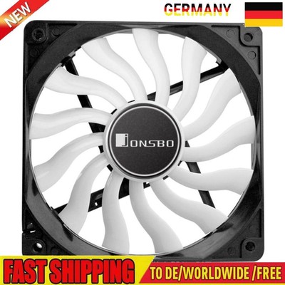 JONSBO 12020 Silent PC Case Chassis Fan CPU Cooler Cooling Fan 120mm 4Pin 3Pin