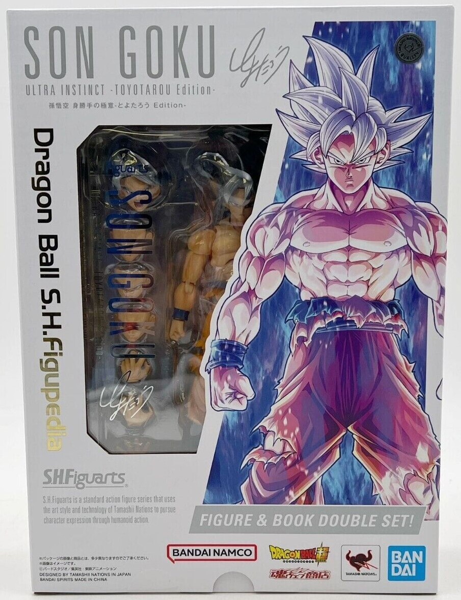 コミック・アニメ Son Goku Ultra Instinct Toyotarou Editio BANDAI S.H.FIGUARTS DRAGON BALL SUPER SON GOKU ULTRA INSTINCT