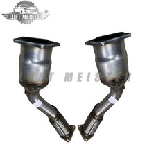 Pair Front LH + RH Catalytic Converters for 2003-2006 Porsche Cayenne 4.5L Turbo