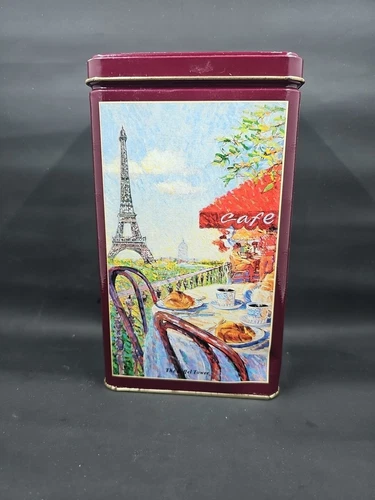 Inspiration Paris  Maxwell House Coffee Metal Tin Container, French Roast Coffee