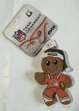 Cleveland Browns Gingerbread Man Christmas Holiday Ornament - FREE SHIPPING