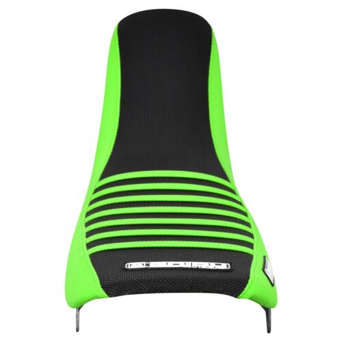 2021-2024 Kawasaki KLX 300 300SM cubierta de asiento verde flo/negro/verde flo costillas #377 - Imagen 3 de 6