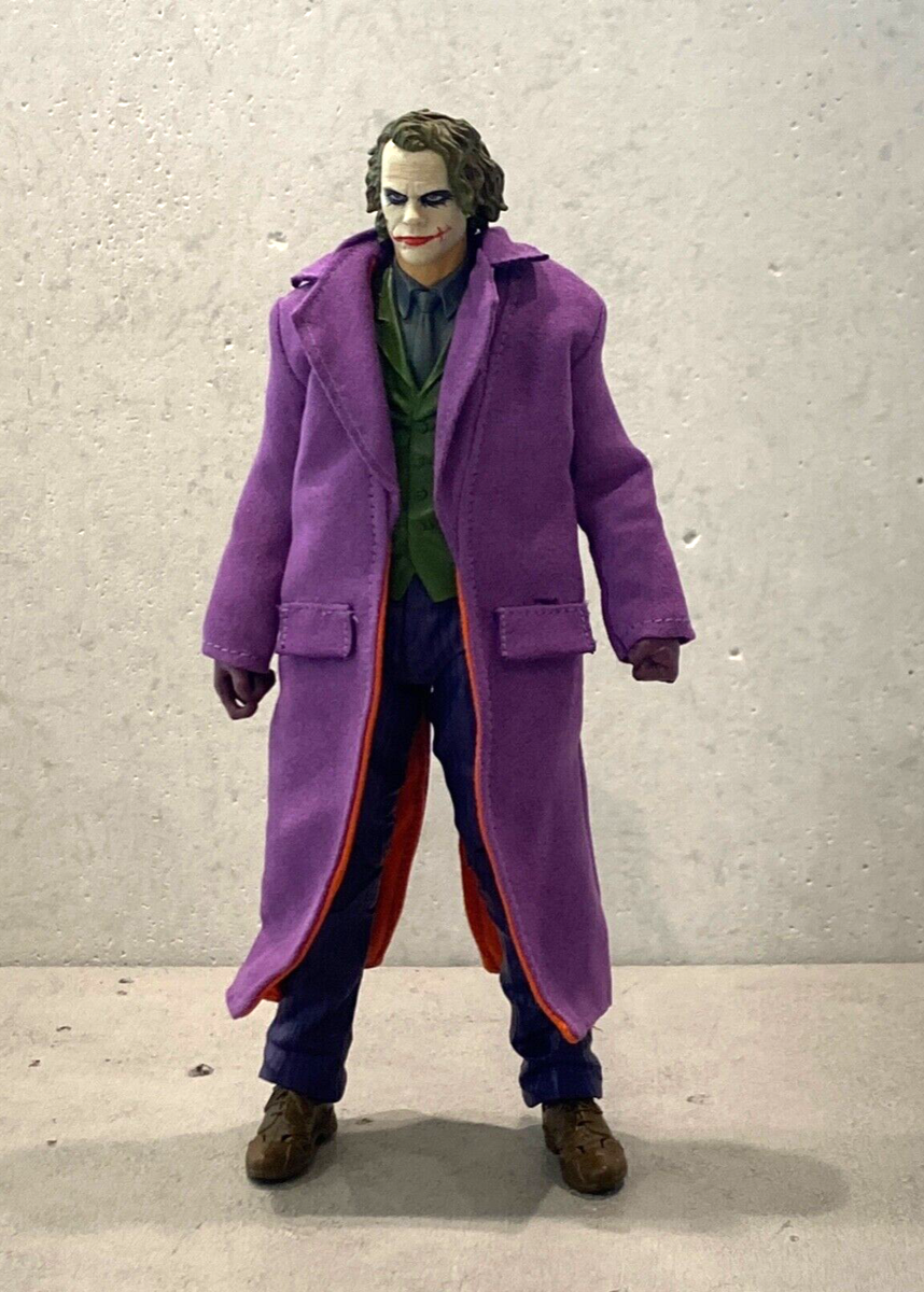 PB-MF-JKT-LTC: Fabric Purple Coat for McFarlane Dark Knight Heath