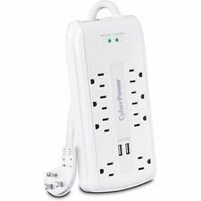 CyberPower P806U 8-Outlet Home Office Surge Protector Power Strip