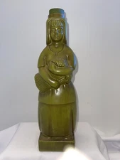 1968 Double Springs Whiskey Eric Olsen Harvest Girl Decanter Empty