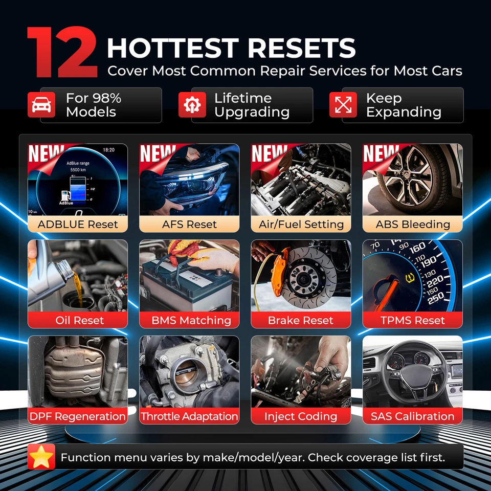 2025 LAUNCH CRP129X PRO V2.0 Valise Multimarque Outils diagnostics OBD2 Scanner - Image 3 of 4