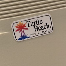 Custodia computer multisuono Turtle Beach audio distintivo adesivo piatto retrò 486 P5 PC