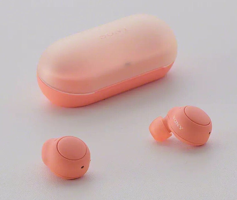 Sony WFC500 True Wireless Bluetooth InEar Headphones Mic/Remote Orange eBay