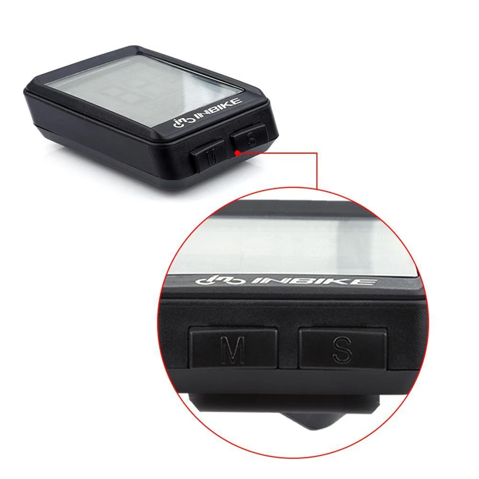 1x Contachilometri Tachimetro Bici Impermeabile Ciclocomputer Odemetro Wireless - Immagine 4 di 4