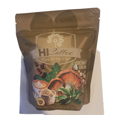 Hi Body,Hi Coffee, con colageno y 150 poderosos anti oxidantes, y crema de coco.