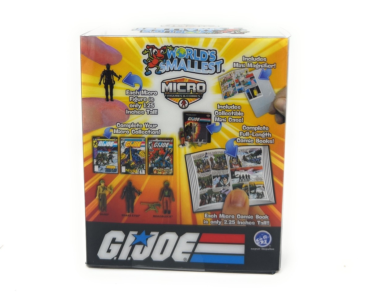 GI JOE Action Figures 1:25 Inch Micro Figure with Micro Comic