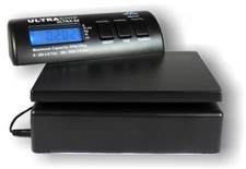 Paketwaage / Briefwaage bis 25 kg f&uuml;r den Postversand /Ultraship55/ +Briefhalter