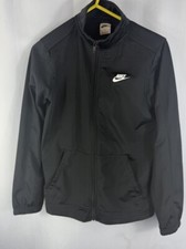 Nike Boys Full Zip Black Track Jacket Size XL