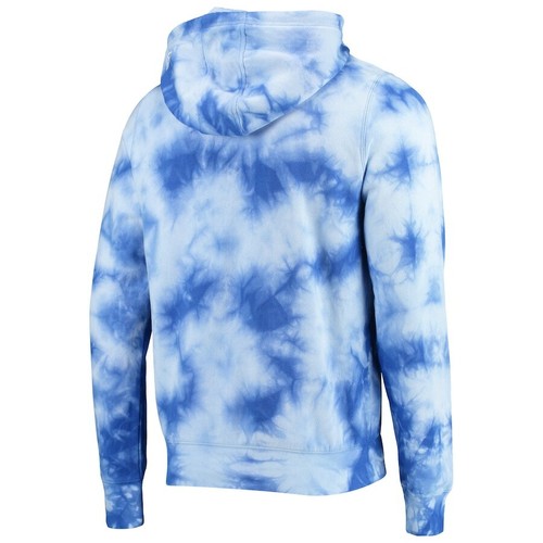 Men's New York Mets New Era Royal Tie-Dye Pullover Hoodie - Picture 3 of 3
