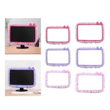 Computer Screen Cover Cute Lace with Bowknot for PC Tablet TV
