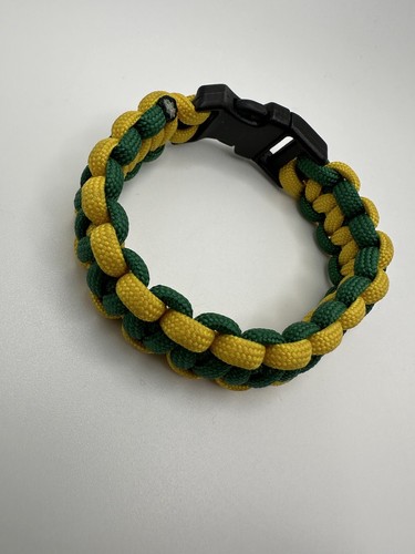 Vintage Paracord Bracelet Green Yellow Green Bay Packers 7.75 inches BrB2 - Picture 6 of 6