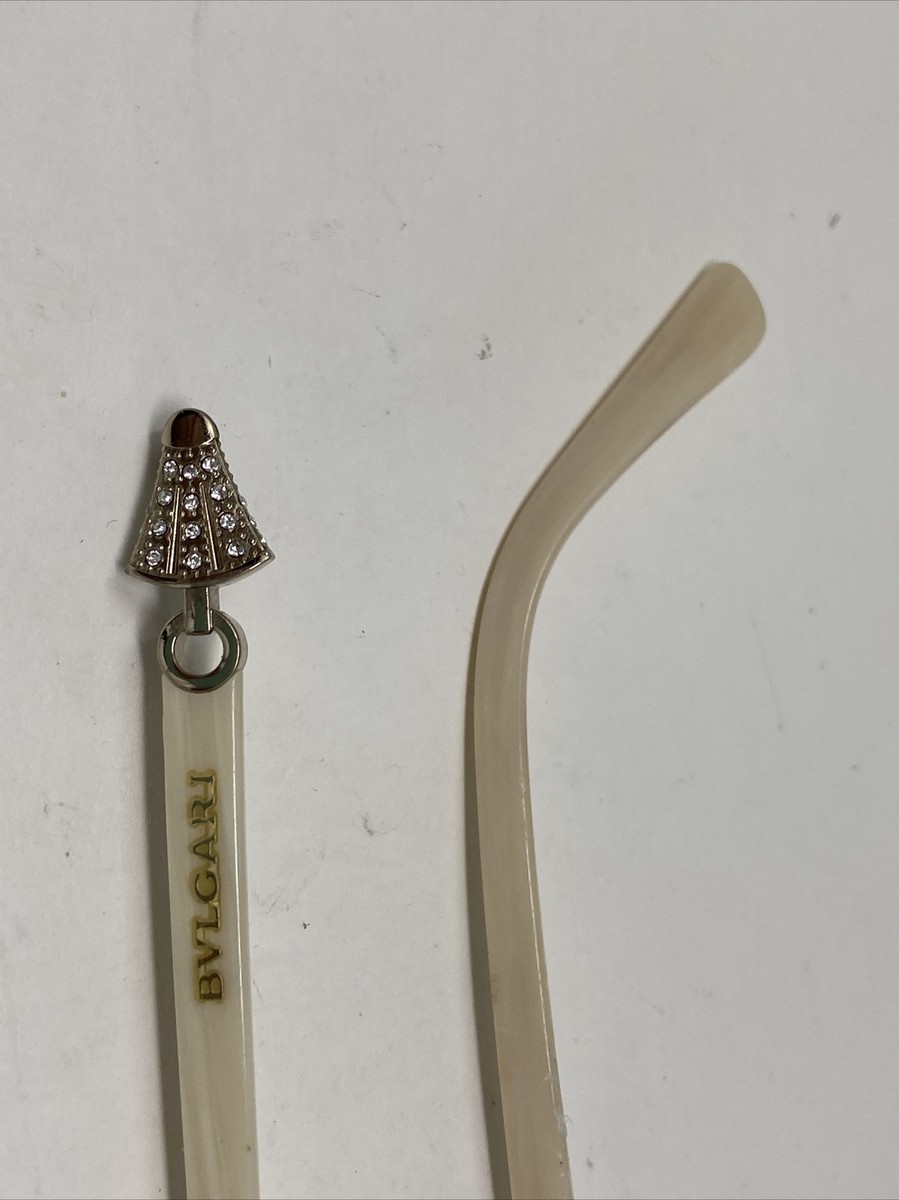 BVLGARI 2169-B 361 WHITE 140mm TEMPLE ARM PARTS GX72 | eBay