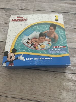 NEW-Bestway Mickey Watercraft Inflatable Swimming Pool Float Raft-6-18 ...