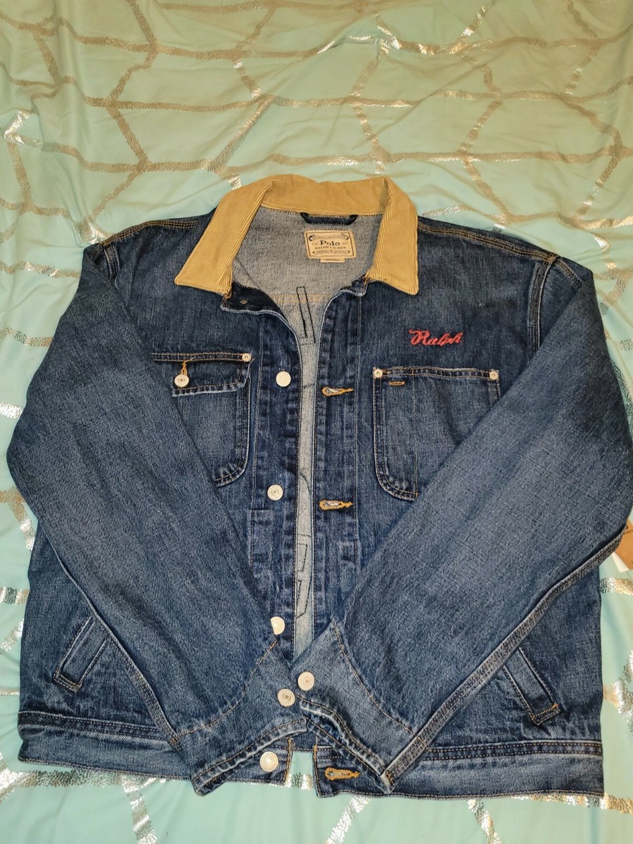 POLO RALPH LAUREN Men's Polo 1967 Tiger Patch Blue Denim