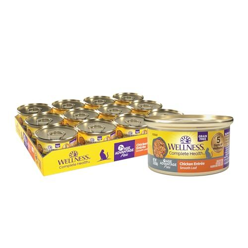 Complete Health Grain-Free Chicken Entrée Senior Wet Cat Food, Age Advantage,...