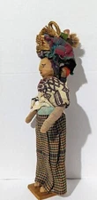 Vintage~ Indigenous Guatemalan Doll~ Folk Art- Amazing Details